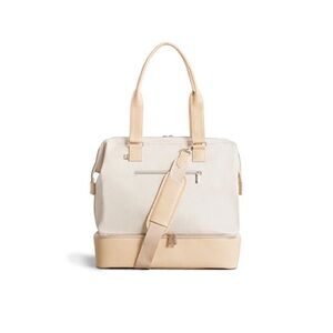 Beis Convertible Mini Weekender Tote in Beige
